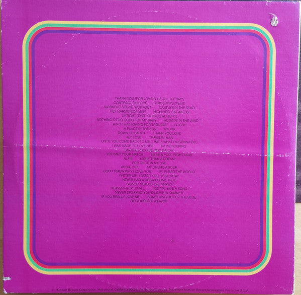 Stevie Wonder : Looking Back (3xLP, Comp, Ltd, RE, Tri)