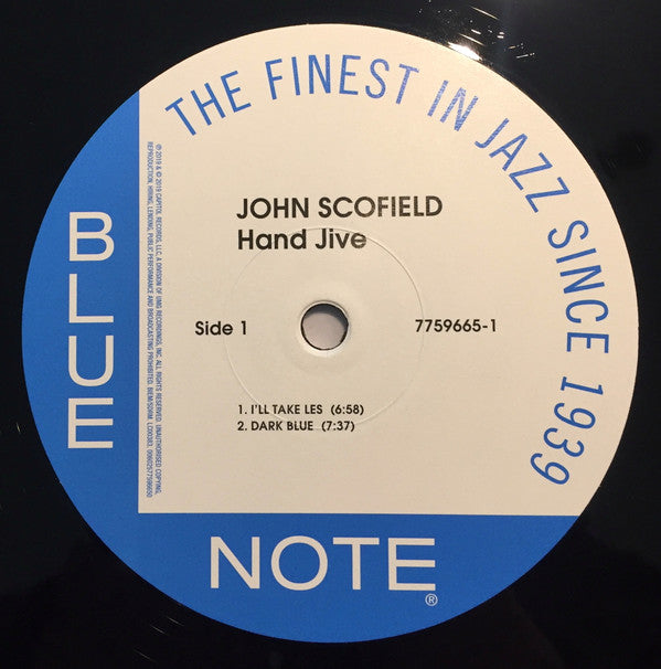 John Scofield : Hand Jive (2xLP, Album, RE, 180)