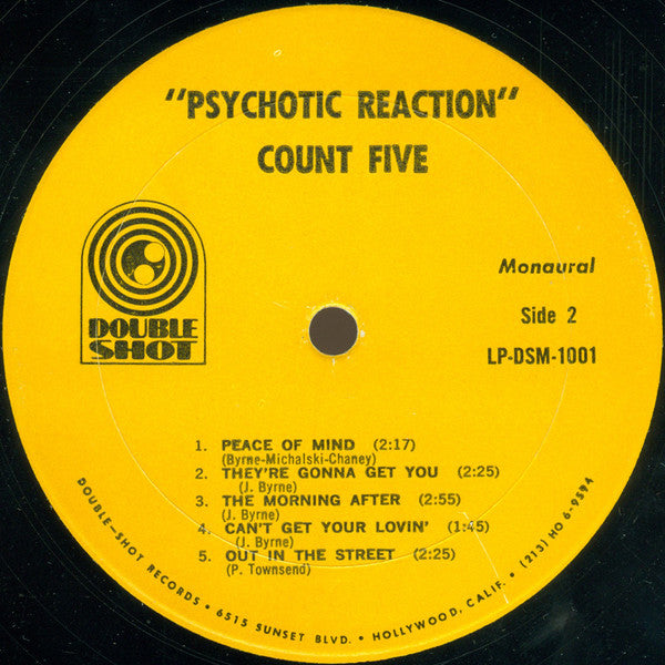 MONO原盤美品◼️Count Five ／Psychotic Reaction Psychotic Reaction - Album by Count Five | Spotify