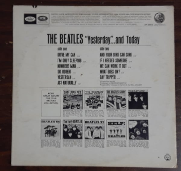 The Beatles : Yesterday And Today (LP, Album, Comp, RE, Scr)