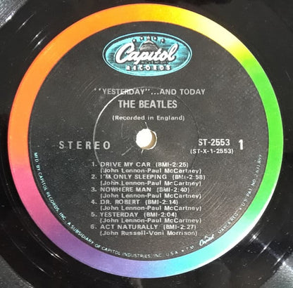 The Beatles : Yesterday And Today (LP, Album, Comp, RE, Scr)