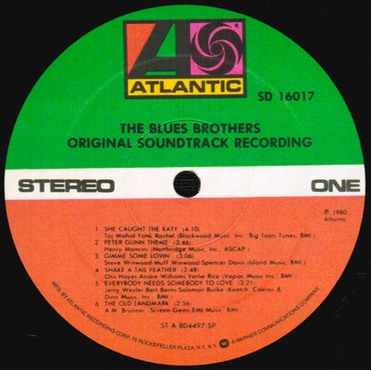 The Blues Brothers : The Blues Brothers (Original Soundtrack Recording) (LP, Album, SP-)