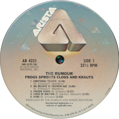 The Rumour : Frogs Sprouts Clogs And Krauts (LP, Album, Pit)