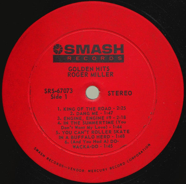 Roger Miller : Golden Hits (LP, Comp)