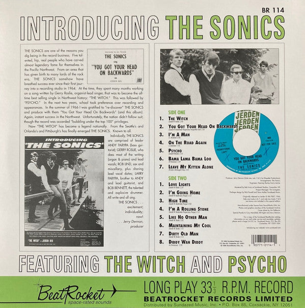 The Sonics : Introducing The Sonics (LP, Album, RE)