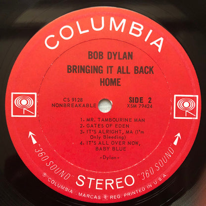 Bob Dylan : Bringing It All Back Home (LP, Album, RP, Pit)