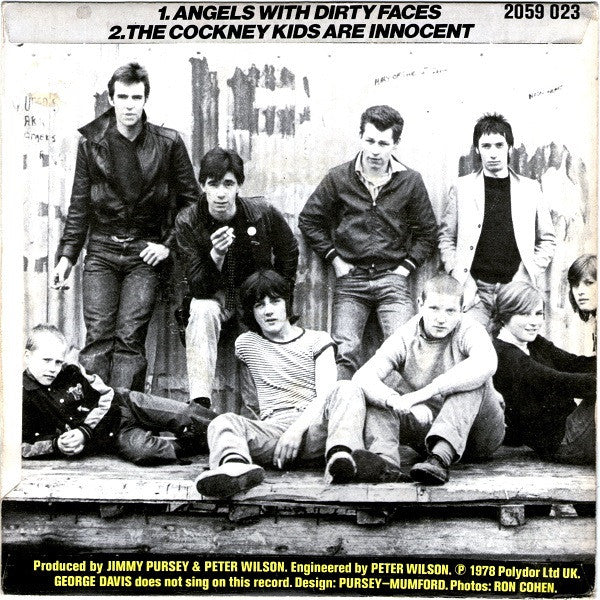 Sham 69 : Angels With Dirty Faces (7", Single)