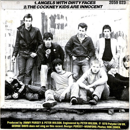 Sham 69 : Angels With Dirty Faces (7", Single)