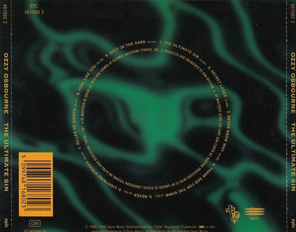 Ozzy Osbourne : The Ultimate Sin (CD, Album, RE, RM)