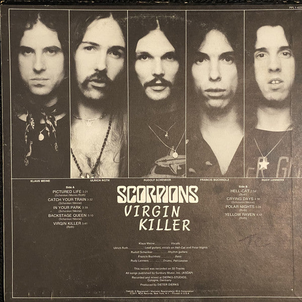 Scorpions : Virgin Killer (LP, Album)
