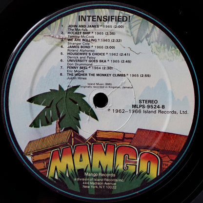 Various : Intensified! Original Ska 1962-1966 (LP, Comp)