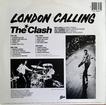 The Clash : London Calling (2xLP, Album, Pit)