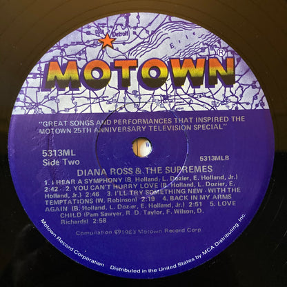 Diana Ross & The Supremes* : Great Songs And Performances That Inspired The Motown 25th Anniversary T.V. Special (LP, Comp)