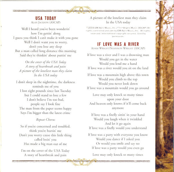 Alan Jackson (2) : What I Do (HDCD, Album, Son)