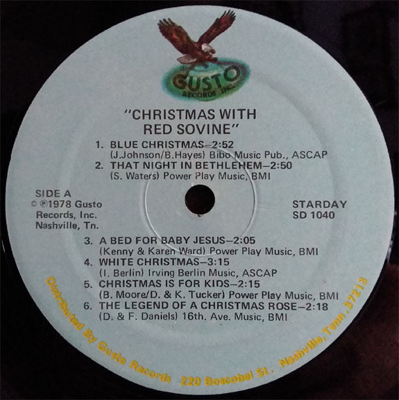 Red Sovine : Christmas With Red Sovine (LP, Album)