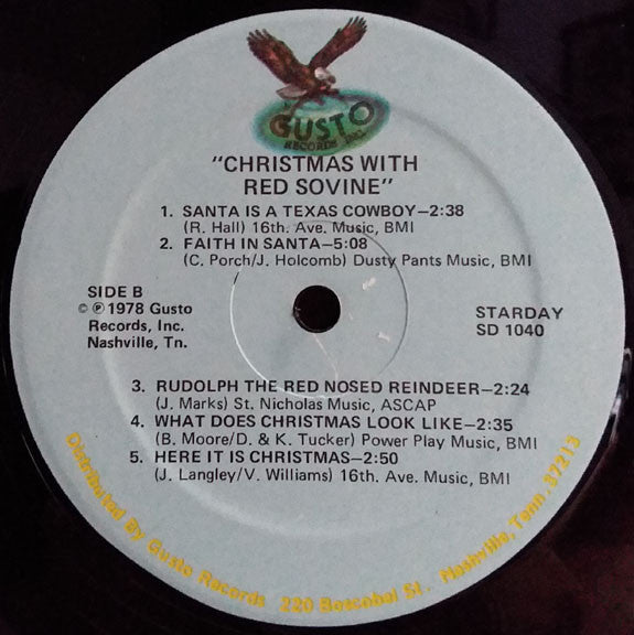 Red Sovine : Christmas With Red Sovine (LP, Album)