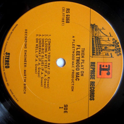 Fleetwood Mac : Then Play On (LP, Album, RP, Pit)
