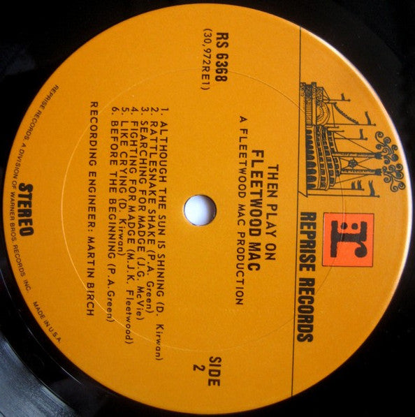 Fleetwood Mac : Then Play On (LP, Album, RP, Pit)