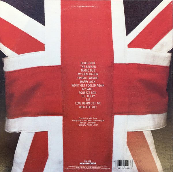 The Who : Who's Greatest Hits (LP, Comp, Glo)