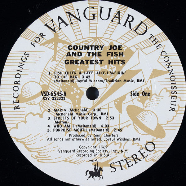 Country Joe & The Fish* : Greatest Hits (LP, Comp, Pit)