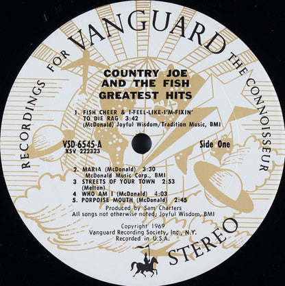 Country Joe & The Fish* : Greatest Hits (LP, Comp, Pit)