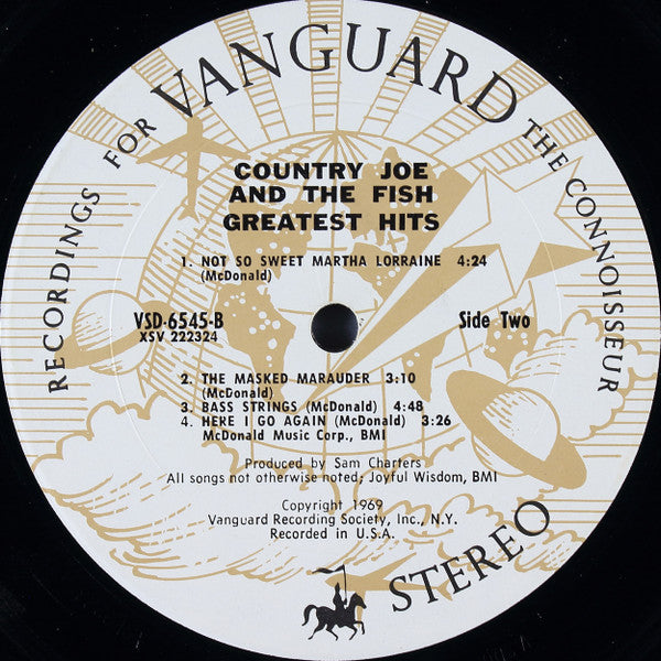 Country Joe & The Fish* : Greatest Hits (LP, Comp, Pit)