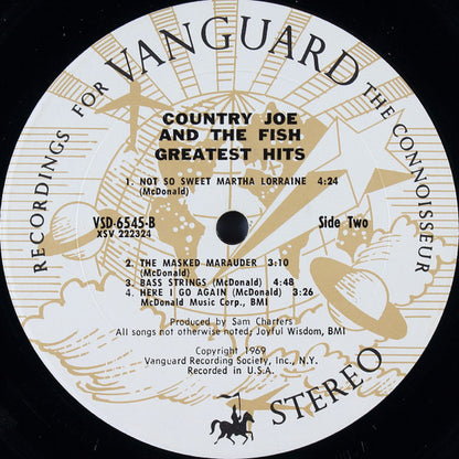 Country Joe & The Fish* : Greatest Hits (LP, Comp, Pit)