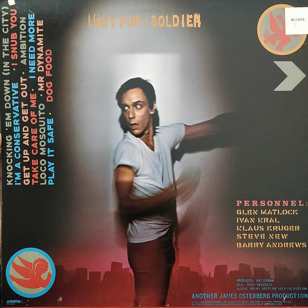 Iggy Pop : Soldier (LP, Album, RE)