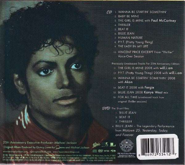 Michael Jackson : Thriller 25 (CD, Album, Ltd, RM + DVD-V, NTSC, Cir)