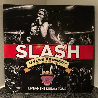 Slash (3) featuring Myles Kennedy and The Conspirators : Living The Dream Tour (3xLP, Album, Ltd, Red)