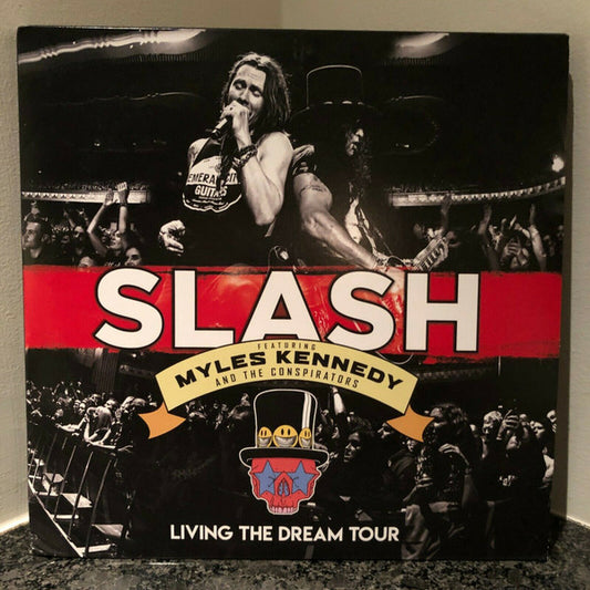 Slash (3) featuring Myles Kennedy and The Conspirators : Living The Dream Tour (3xLP, Album, Ltd, Red)