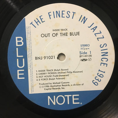 Out Of The Blue (3) : Inside Track (LP, Album)