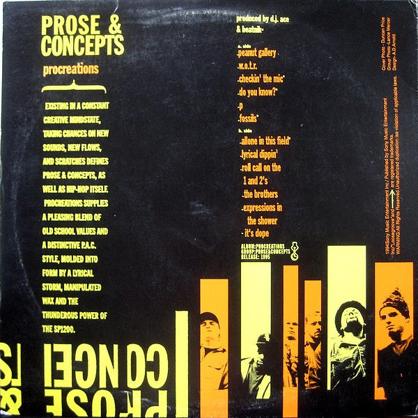 Prose & Concepts* : Procreations (LP, Album)
