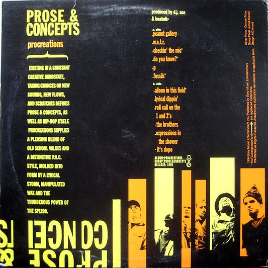Prose & Concepts* : Procreations (LP, Album)