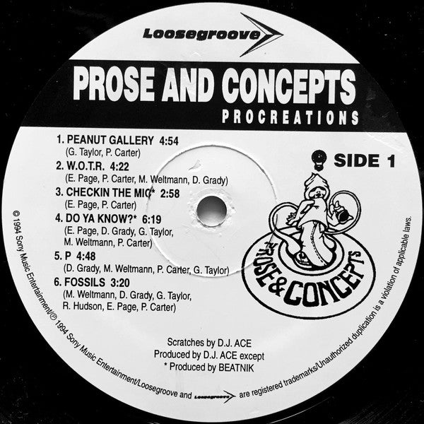 Prose & Concepts* : Procreations (LP, Album)