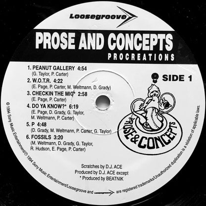 Prose & Concepts* : Procreations (LP, Album)