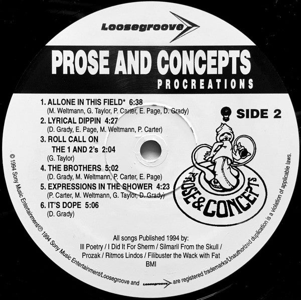 Prose & Concepts* : Procreations (LP, Album)