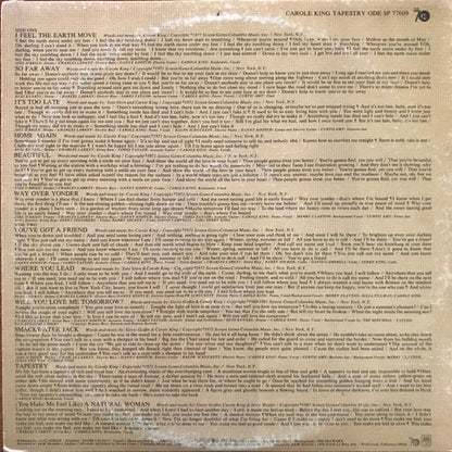 Carole King : Tapestry (LP, Album, Ter)