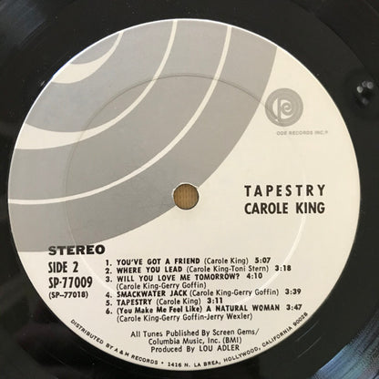Carole King : Tapestry (LP, Album, Ter)