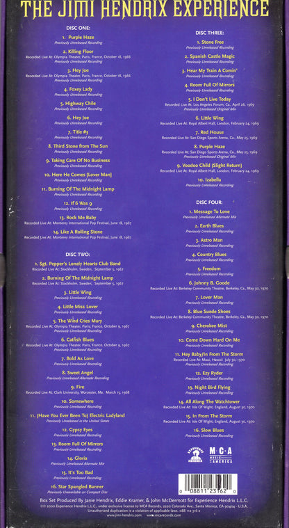 The Jimi Hendrix Experience : The Jimi Hendrix Experience (4xCD + Box, Comp)