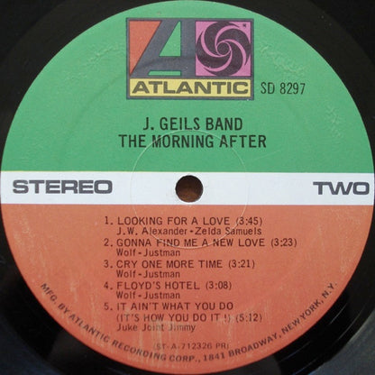 J. Geils Band* : The Morning After (LP, Album, PR )