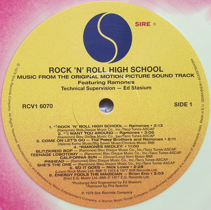 Various : Rock 'N' Roll High School (Music From The Original Motion Picture Soundtrack) (LP, Comp, Ltd, RE, Fir)