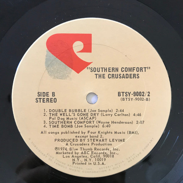 The Crusaders : Southern Comfort (2xLP, Album, Pit)
