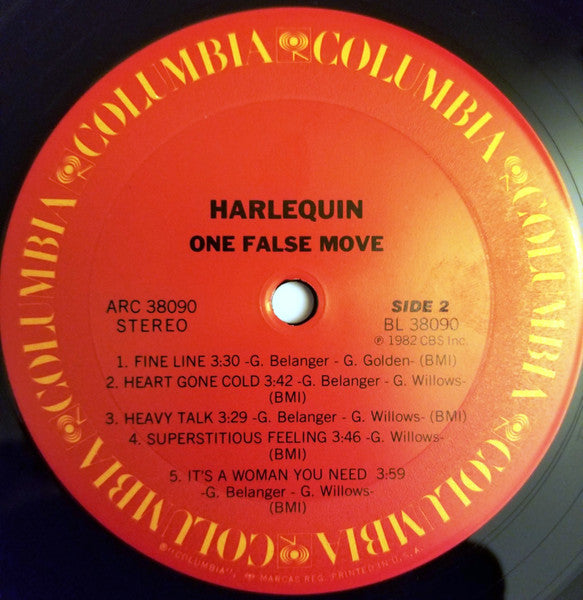 Harlequin (3) : One False Move (LP, Album)
