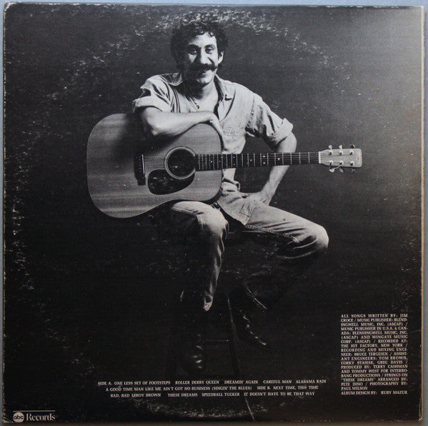 Jim Croce : Life And Times (LP, Album, RP, Pit)