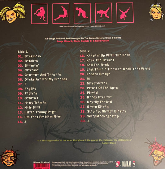Mindless Self Indulgence : Frankenstein Girls Will Seem Strangely Sexy (LP, Album, RE, 180)