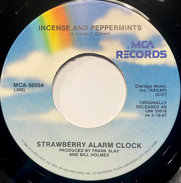 Strawberry Alarm Clock : Incense And Peppermints  (7", Single, RE, Pin)