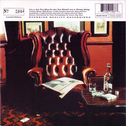 The Bluetones : Are You Blue Or Are You Blind? (7", Single, Ltd, Num, Blu)