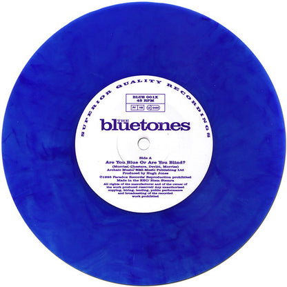 The Bluetones : Are You Blue Or Are You Blind? (7", Single, Ltd, Num, Blu)