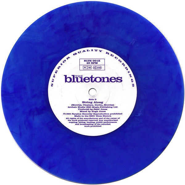 The Bluetones : Are You Blue Or Are You Blind? (7", Single, Ltd, Num, Blu)